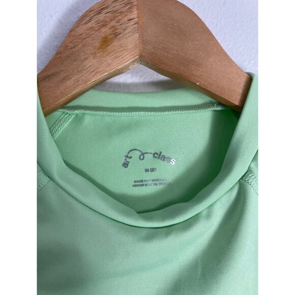 Art Class Kids Boy's Lime Green Swim Tee Shirt UPF 50+ Medium - Picture 4 of 6